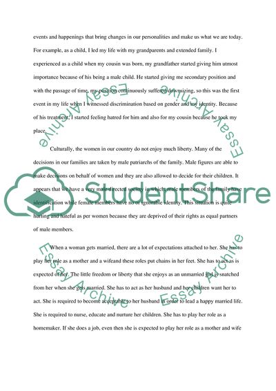 Gender Roles and Identity