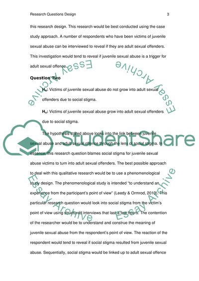 Juvenile sexual abuse and the resulting adult sexual offences