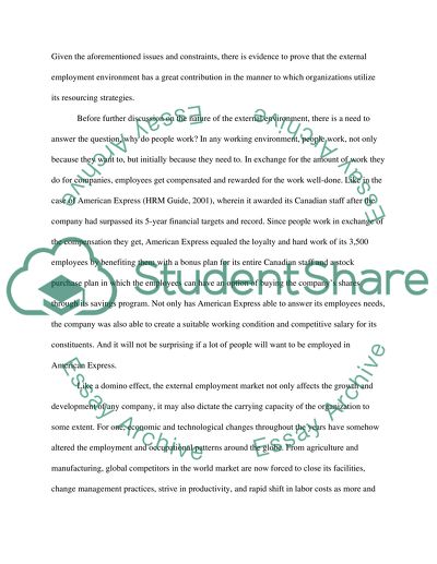 Global Competition in the World Market