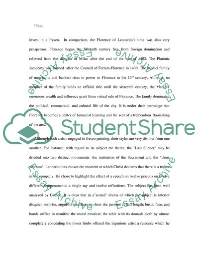 Contrast and Compare Leonardo da Vincis Last Supper with Gioto de Bondones The Mourning of Christ