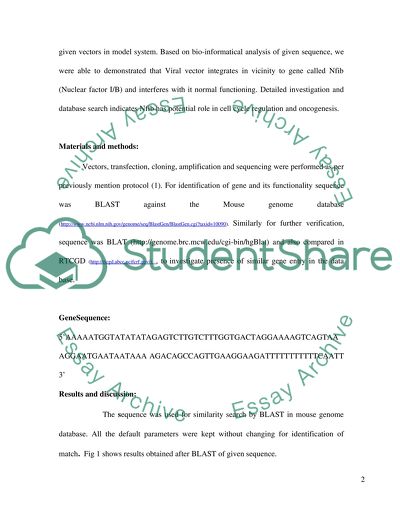 Characterization of Gene and Its Product of Given Sequence Using Bioinformatics Tool