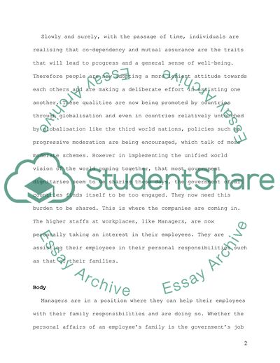 The Relationship between Managers and Employees