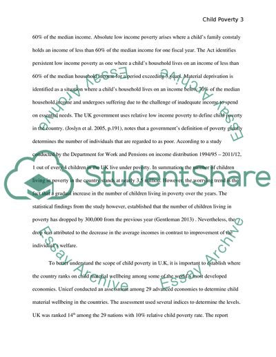 United Kingdoms Social Policy with Reference to Child Poverty under the New Labour Government