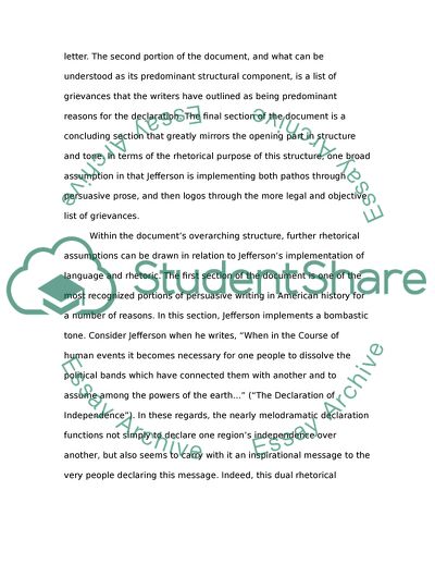 Analysis and Review of the Declaration of Independence