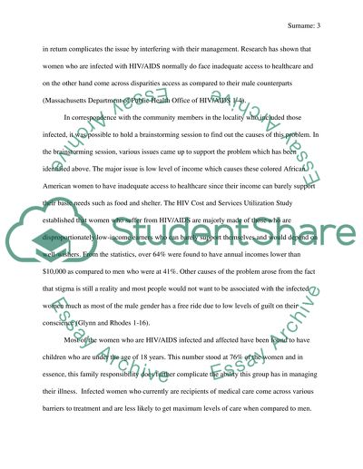 Force Field Analysis for HIV/AIDS-Infected Women
