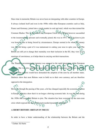 What the European Union Ought to Be Like