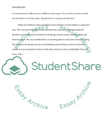 Introduction to Counseling