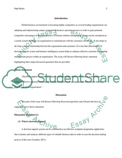 Effective Customer Relationship Management