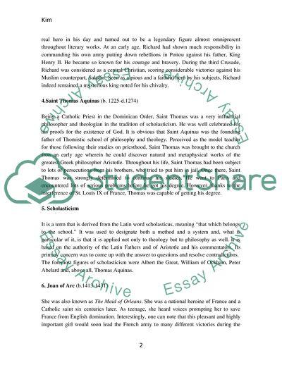 History of Western Civilization: Key Terms