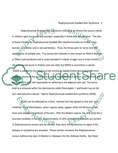 Staphylococcal Scalded Skin Syndrome in Neonates and Children