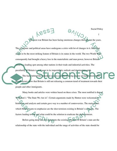 Economic and Political Aspects of Britain