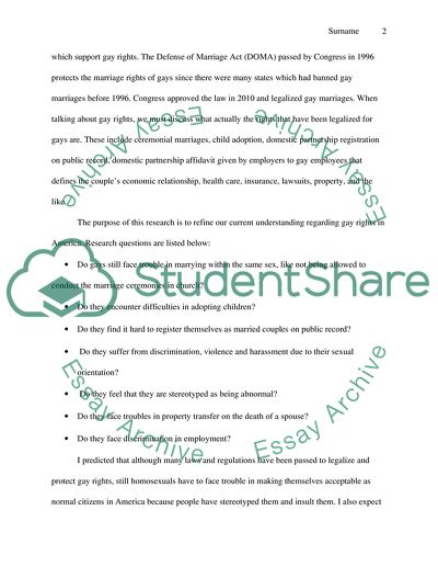 Gay rights in America