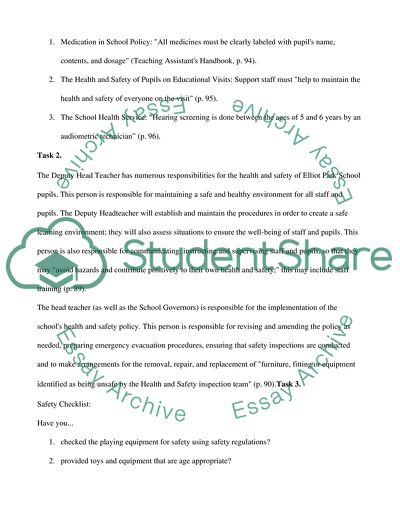 Health And Safety At Work