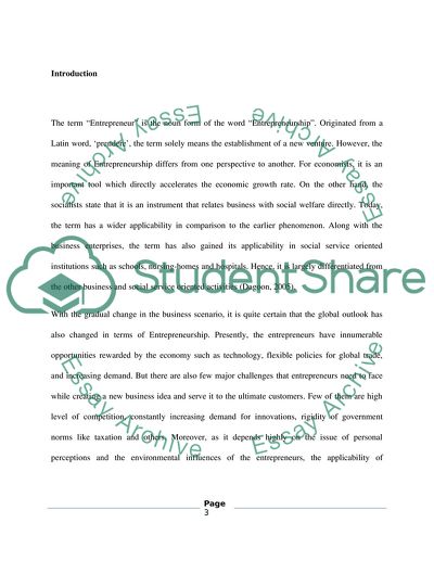 Entrepreneurship in the UK Market and the Indian Market