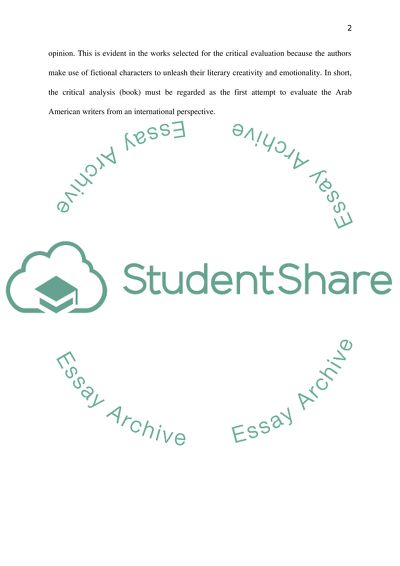 Modern Arab American Fiction. A readers Guide. By Steven Salaita