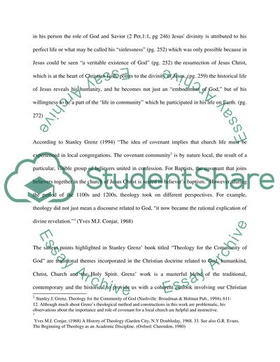 Christology and Ecclesiology