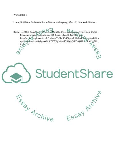 Cultural Anthropology