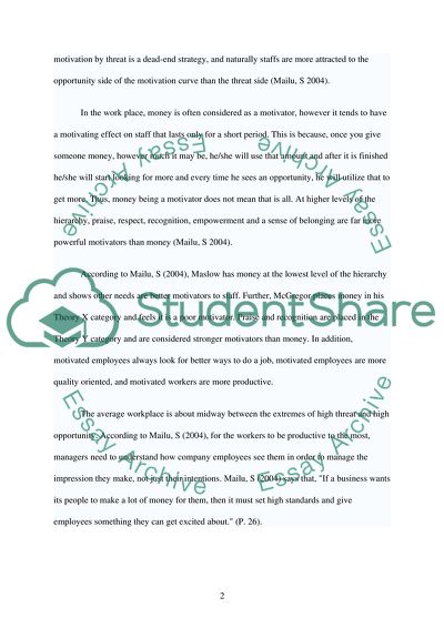 The Individual in the Workplace