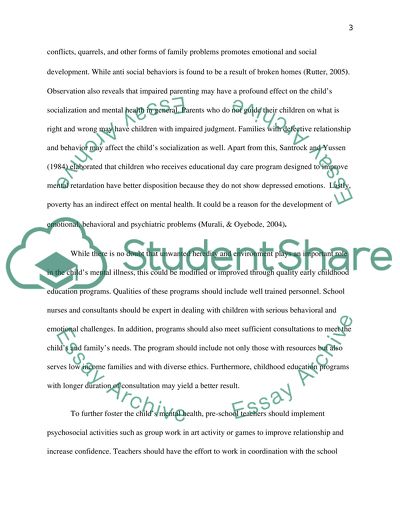 Supporting Mental Health