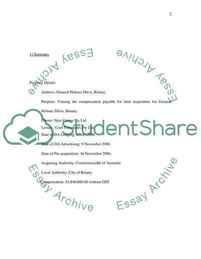 Compulsory Land Acquisition