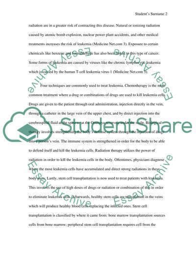 National Cancer Institute: Leukemia