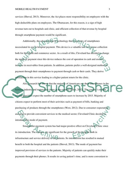 Mobile Health Care Payments