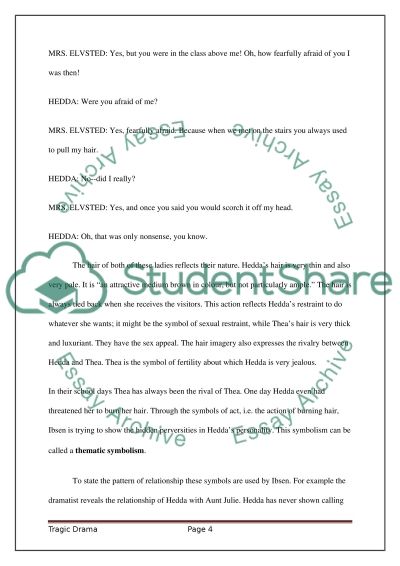 Hedda gabler essay