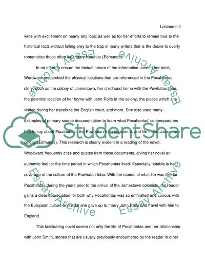 Pocahontas - Native American Non-Fiction Literature