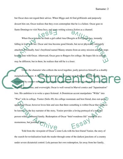 The Brief Wondrous Life of Oscar Wao