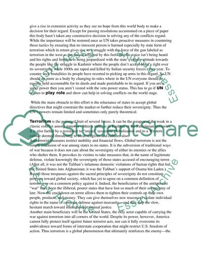 International Politics on the World Stage