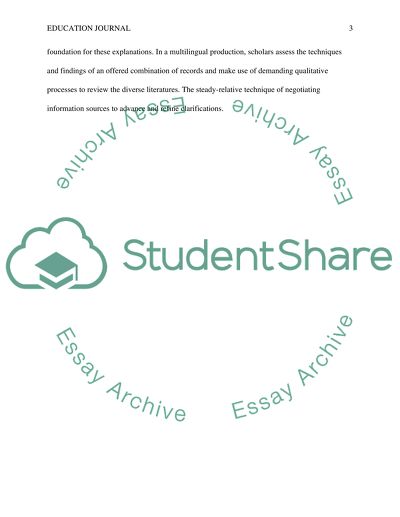 Multicultural Education Issues