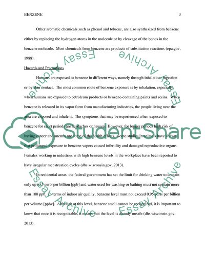 Benzene - Properties, Uses and Hazards