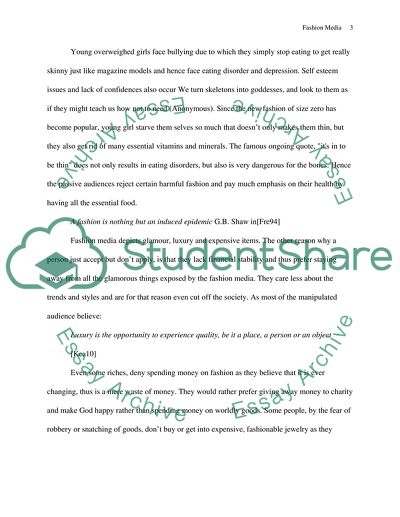 Fashion Media Audience