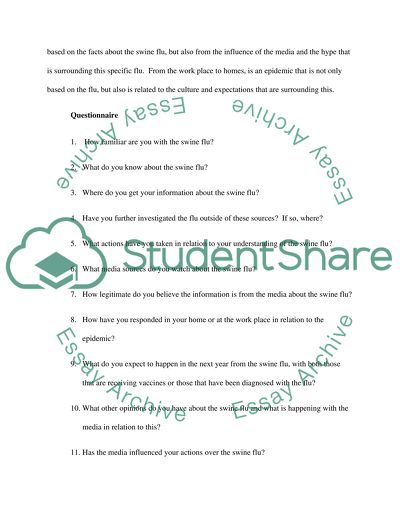 How Familiar Are You with the Swine Flu