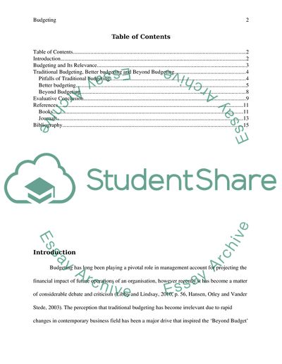 The beyond budgeting debate criticisms of budget accounting essay 4197 06 picture