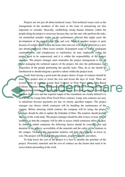 Cost Management of Engineering Works in Construction