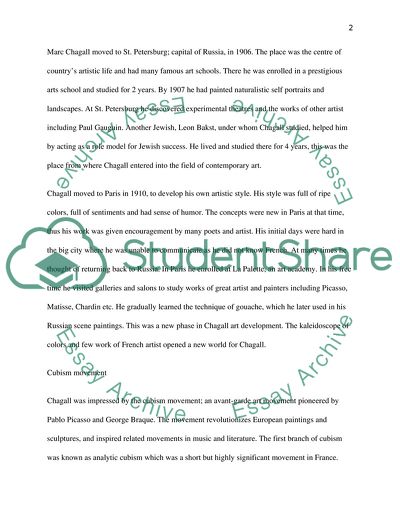 The Lifestory of Marc Chagall