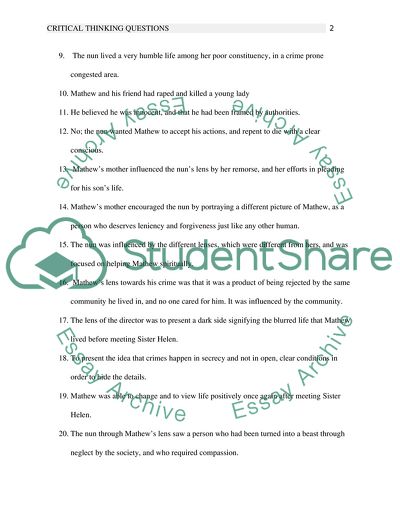 Critical Thinking in Movies