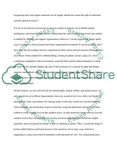 Peter Singers All Animals are Equal