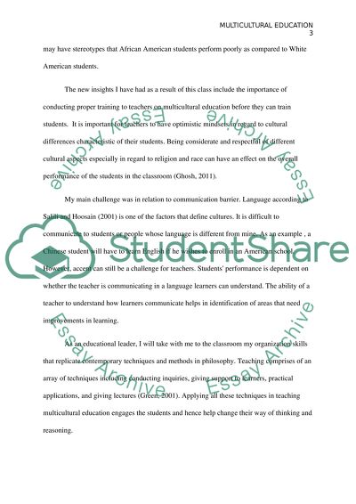 Multicultural Education (7)