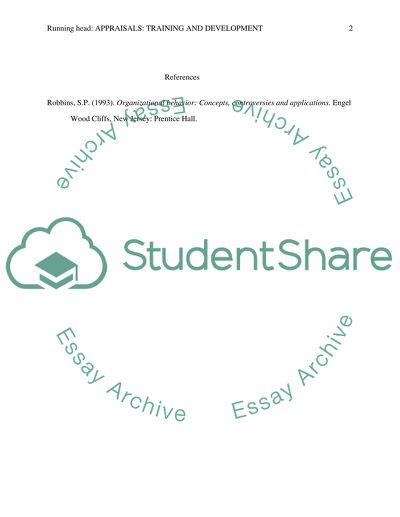 HRM - Forum discussion reply to harry&apos;s post on Appraisals: Learning and Development