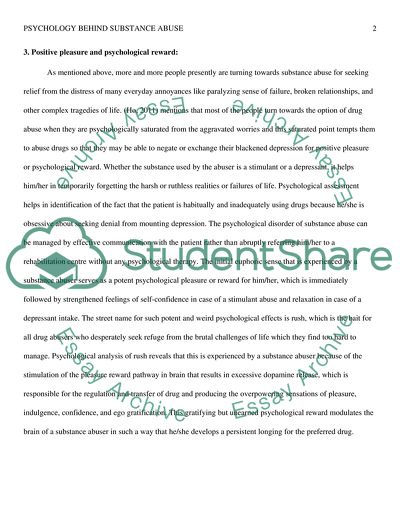 Psychology Behind Substance Abuse