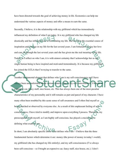 Who you are what defines who you are