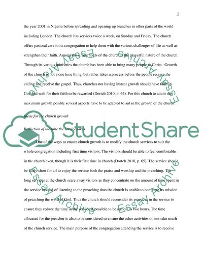 Application of Church Growth Ideas