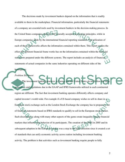 The Implications of International Financial Reporting Standards in the United Kingdom