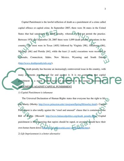 The Capital Punishment Debate