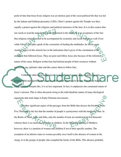 The Feeding of the Multitude