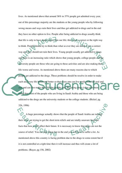 Drug Policies in Saudi Arabia