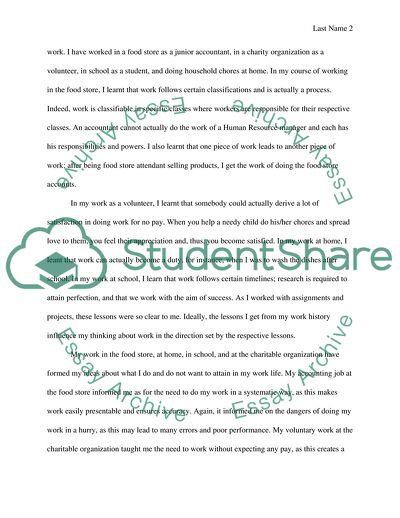 Philosophy of Work and Its Place in your Life