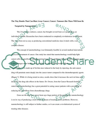 Nanotechnology in Biology